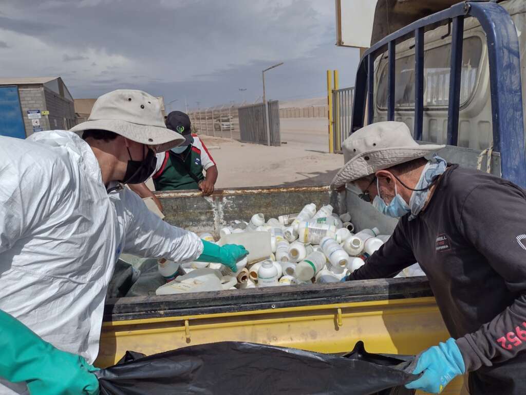 Más de 2 mil envases de plaguicidas fueron recolectados en Arica