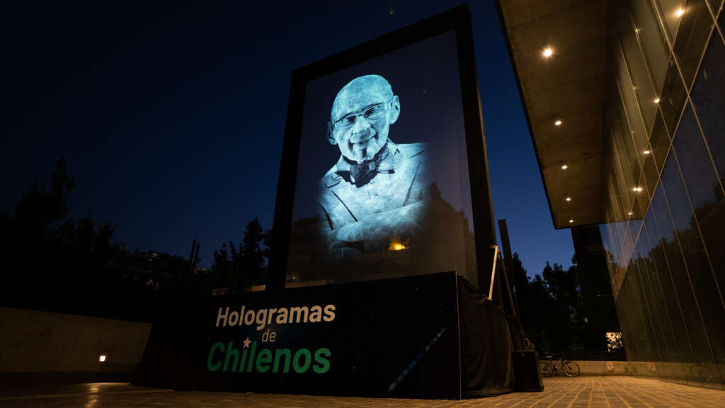 Hologramas gigantes de ocho metros llegarán a Santiago