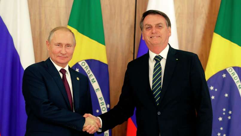 Putin y Bolsonaro buscan fortalecer la cooperación bilateral