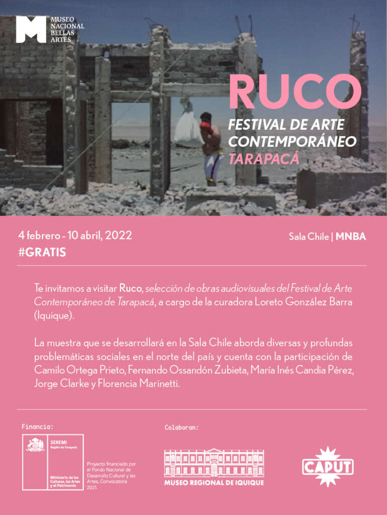 Nueva exposición RUCO en el Festival de Arte Contemporáneo de Tarapacá