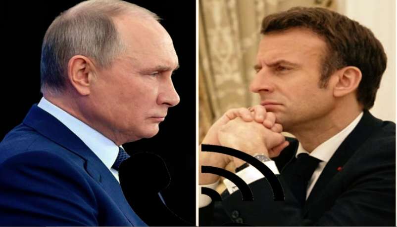 Putin y Macron discuten por teléfono sobre situación en Ucrania
