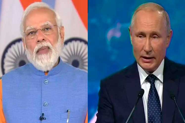 India y Rusia impulsan cooperación pese a sanciones de Estados Unidos