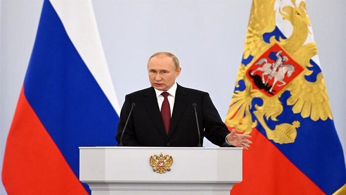Putin decretó la ley marcial en nuevas regiones de Rusia