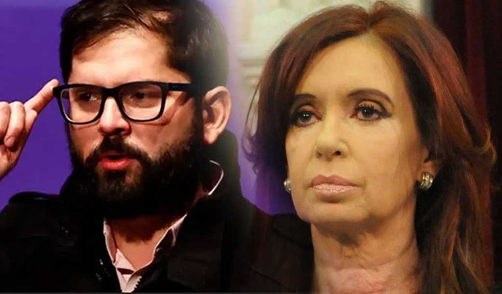 Gabriel Boric señala que agresión a Cristina Fernández merece repudio continental