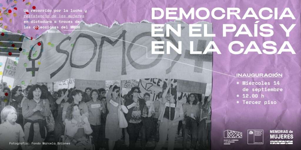 «Democracia en el país y en la casa»: exposición anual del Museo de la Memoria relata la historia del movimiento de mujeres en dictadura