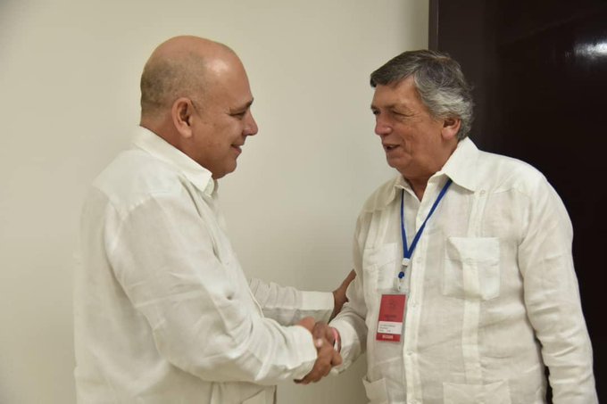Secretario de organización del PC cubano recibió a Secretario General del PC chileno