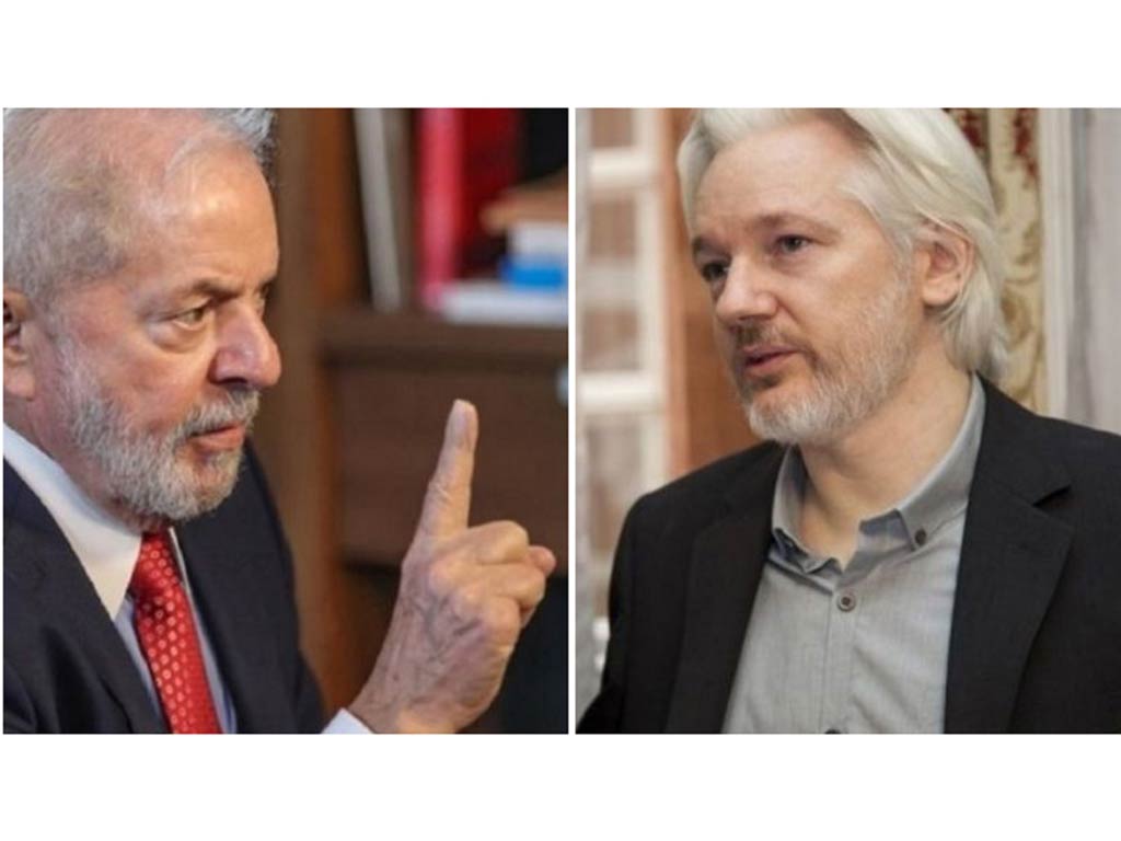 Lula demandó en Brasil libertad de Assange, fundador de WikiLeaks