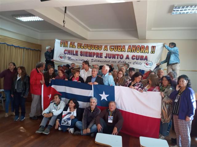 Finalizó encuentro nacional de solidaridad con Cuba en Chile