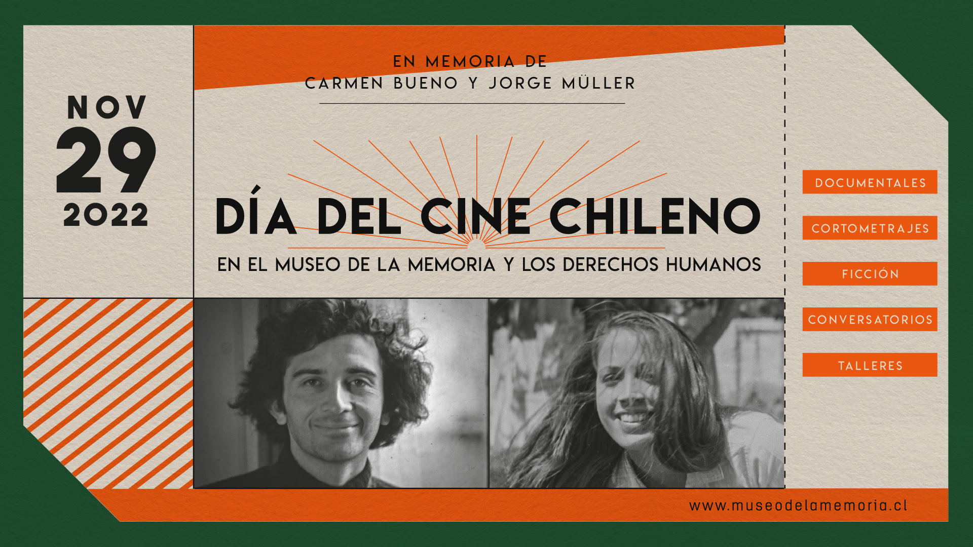 Museo de la Memoria y los DDHH conmemora el Día del Cine Chileno con homenaje a mujeres cineastas