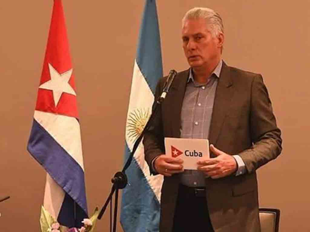 Díaz-Canel se reúne con sector empresarial de Argentina