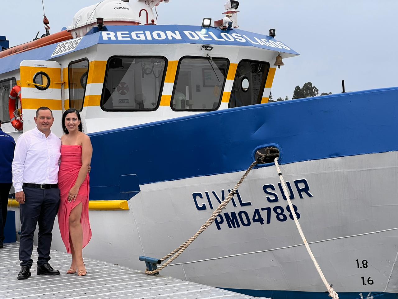 Registro Civil reinauguró oficina marítima, lancha “CivilSur” con matrimonios y AUC