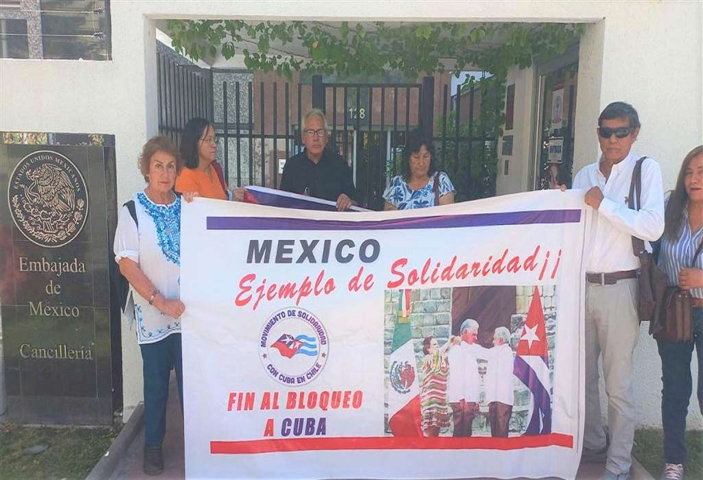 Chilenos reconocen solidaridad de México hacia Cuba