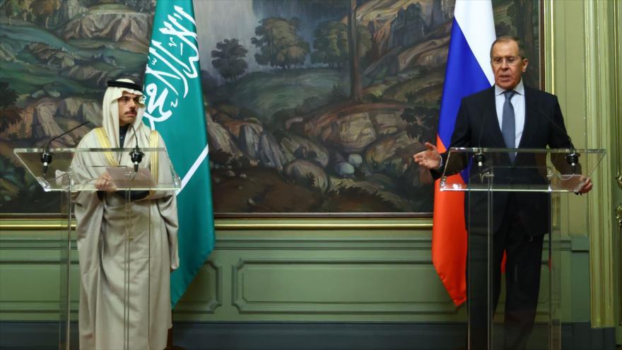 Canciller ruso recibe a su homólogo de Arabia Saudita