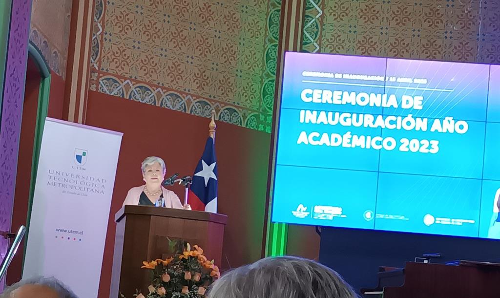 Alicia Bárcena expone en la UTEM sobre los desafíos de la Educación Superior en Latinoamérica