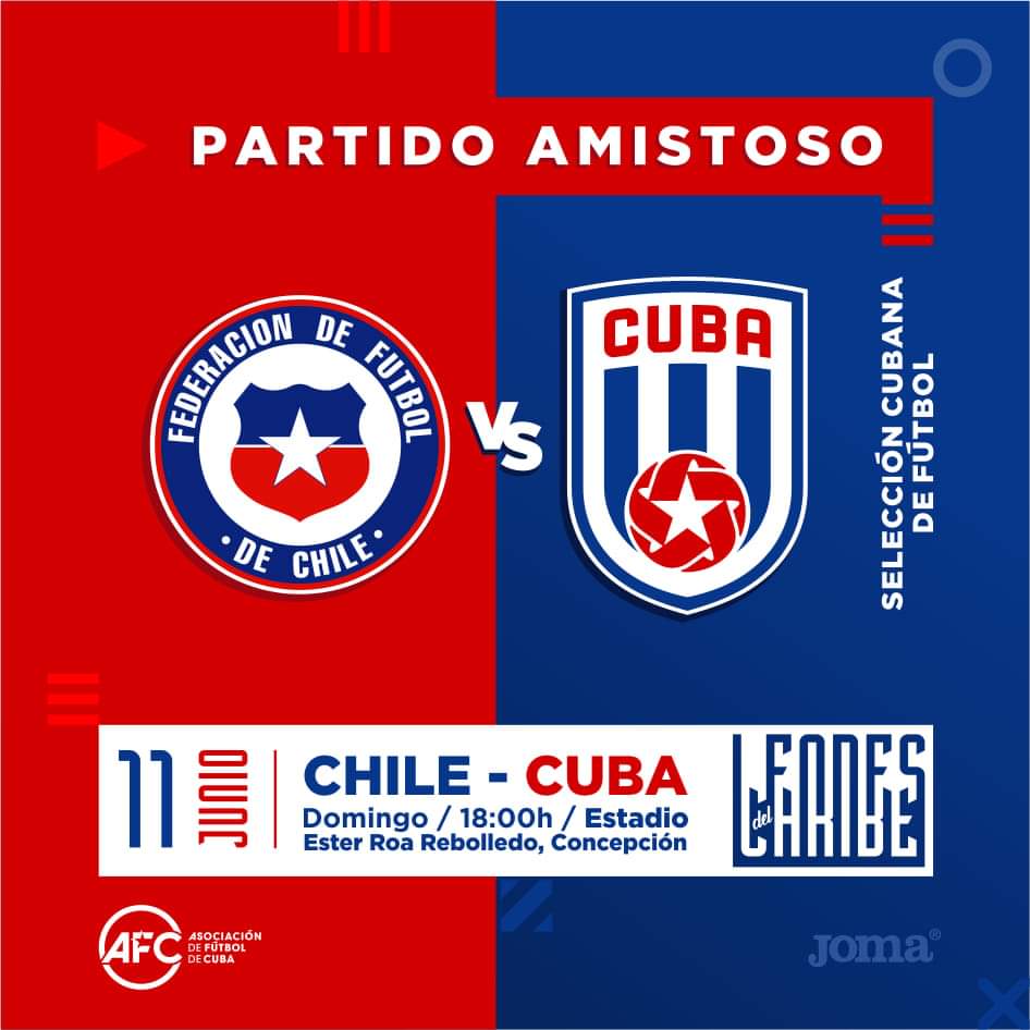 Cuba jugará amistoso de fútbol ante selección de Chile