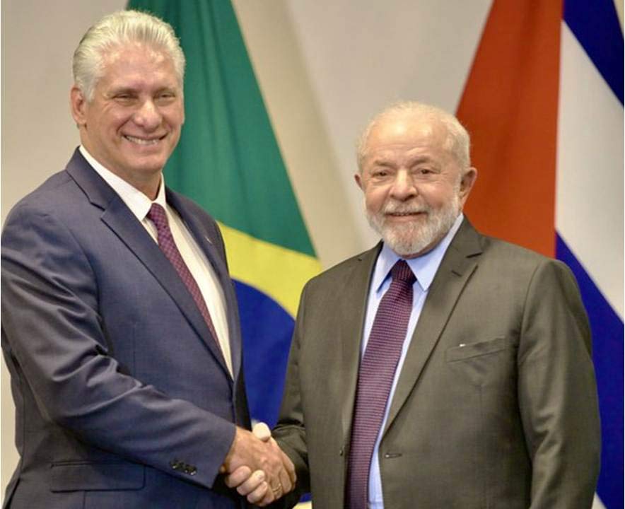 Encuentro de Díaz-Canel y Lula ratifica amistad Cuba-Brasil