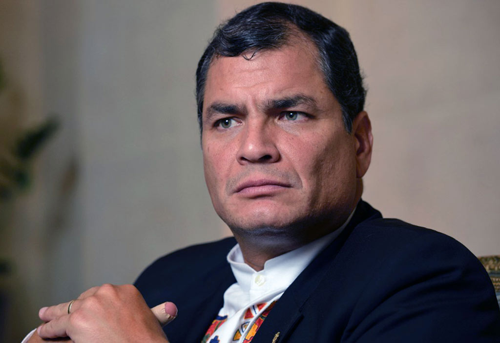 Persecución en Ecuador arrecia en época electoral, denuncia Correa