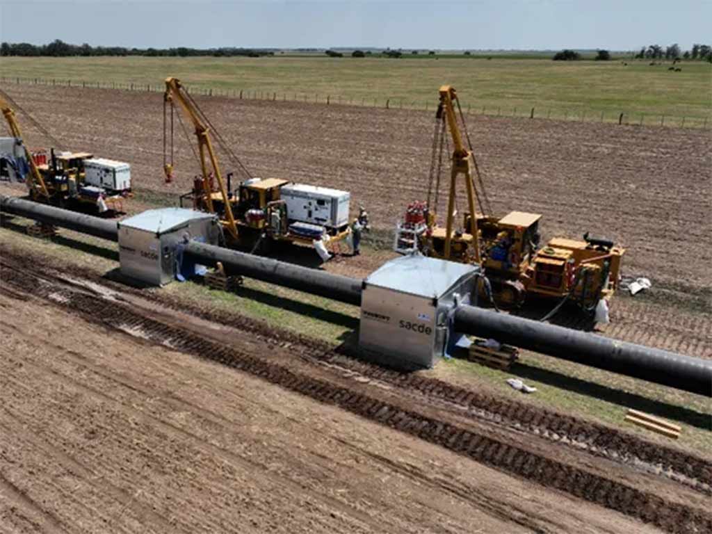 Inauguran en Argentina gasoducto Néstor Kirchner