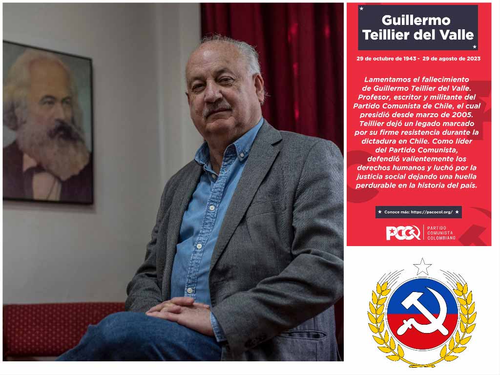Comunistas colombianos lamentan fallecimiento de Guillermo Teillier