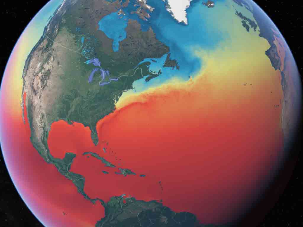 Temperaturas en superficie del mar baten nuevos records