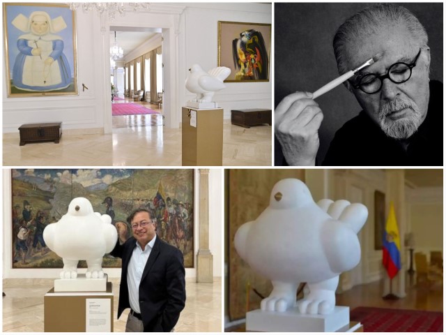 Casa presidencial de Colombia rinde tributo a Fernando Botero