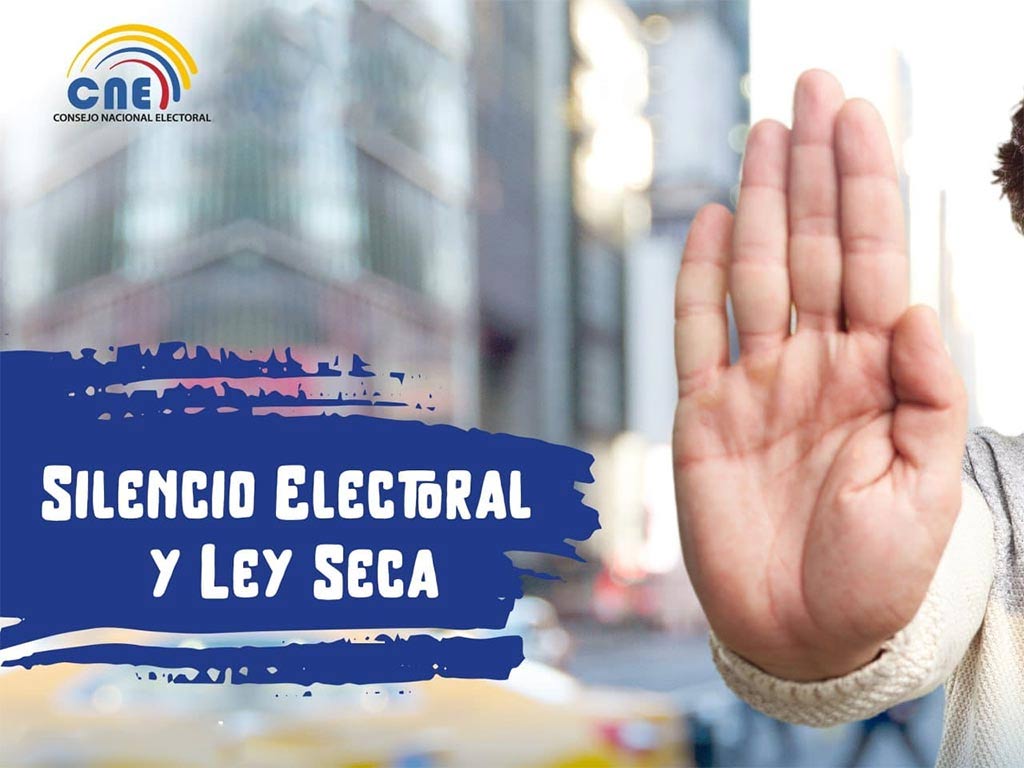 Rige en Ecuador silencio electoral