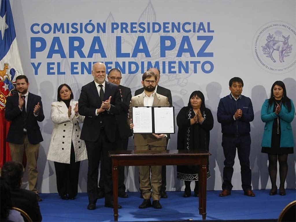 Sesiona en La Araucanía chilena Comisión para la Paz con los mapuches