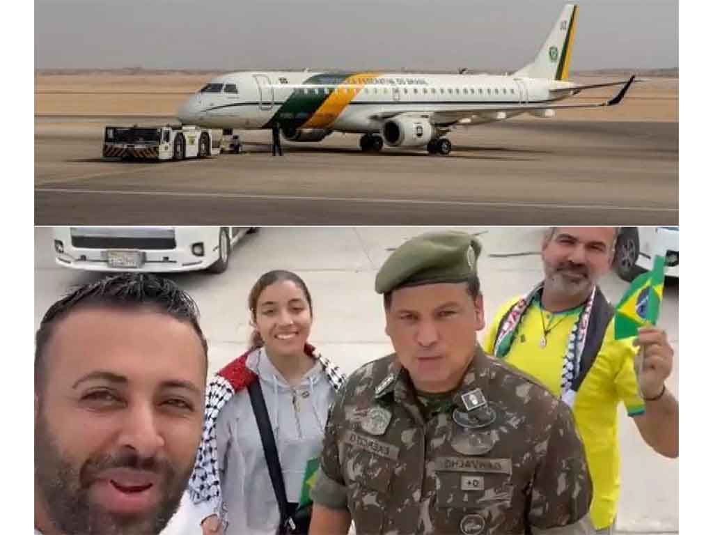 Esperan en Brasil avión con brasileños y familias rescatados de Gaza