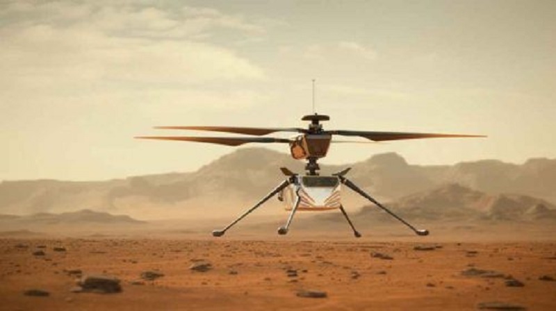 Prueban rotor para helicópteros destinados a operar en Marte