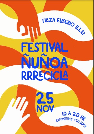 Festival Ñuñoa rrecicla parte es sabado en plaza Lillo