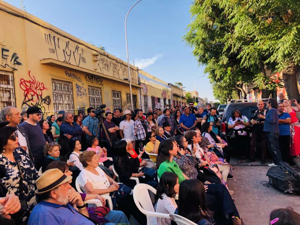 Ceremonia de renombramiento de calle Bulnes por Jecar Nehgme: Santiago y Chile tienen memoria