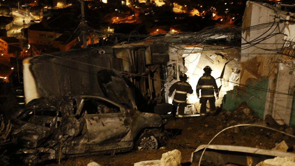 Veinte heridos en accidente de autobús en Valparaíso
