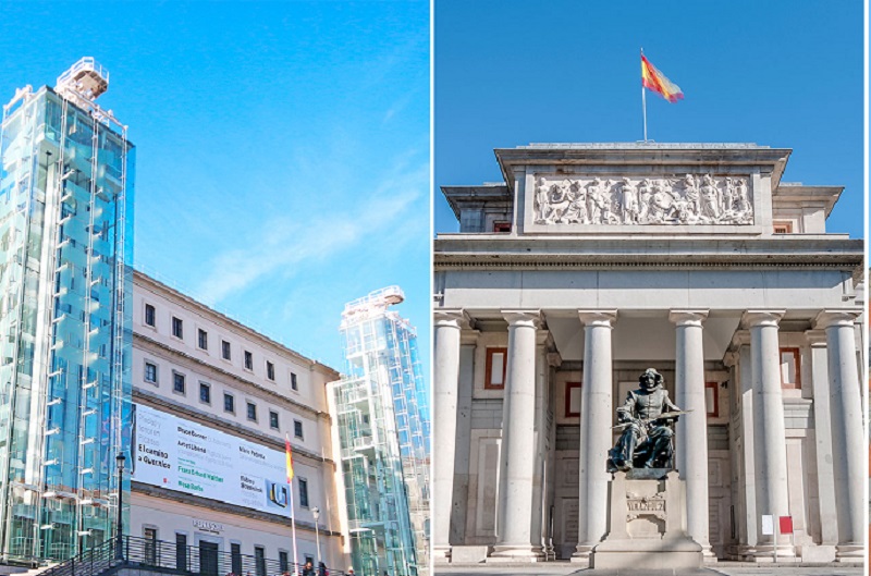 Museos Reina Sofía y Prado más visitados en España