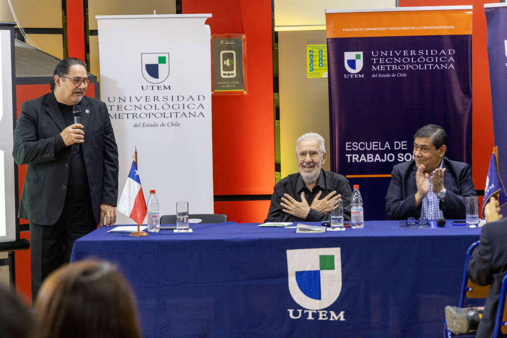 Atilio Borón en la UTEM: “El emergente orden mundial y sus impactos para Latinoamérica”
