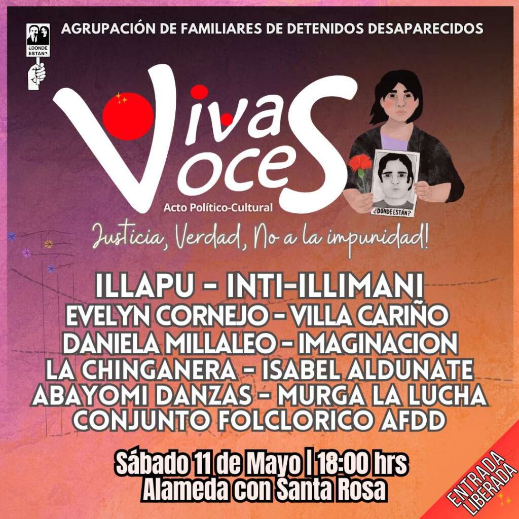 El concierto gratuito «Vivas Voces» vuelve con Inti-Illimani, Illapu y Villa Cariño