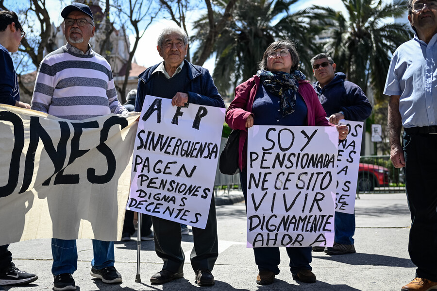Convocan manifestación en Chile por reforma de pensiones